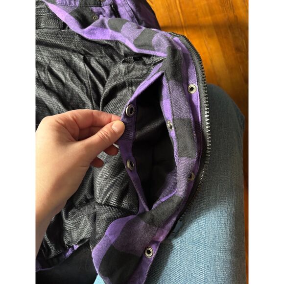 Unik International Women's Motorcycle Flannel XL Protective Armor NOT INCLUDED - Picture 5 of 10